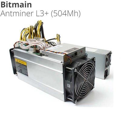 LTC DOGECOIN Antminer L3+ 504m Asic Miner Makinesi Scrypt 800W Litecoin doge madeni para madenciliği aracı