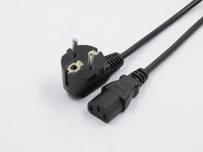 CE Siyah ASIC Madenci Bileşenleri, 1.5 Metre M21s Antminer Güç Kablosu