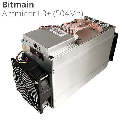 LTC DOGECOIN Antminer L3+ 504m Asic Miner Makinesi Scrypt 800W Litecoin doge madeni para madenciliği aracı