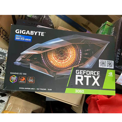 GPU Madencilik Teçhizatı için RTX 3060 LHR Olmayan Grafik Kartları GDDR6 12GB
