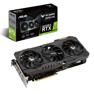 DDR6X TUF Oyun Grafik Kartı RTX 3090 OC 24G GAMING 1740 1770MHz Cyberpunk