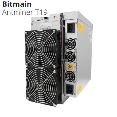 Bitmain Antminer T19 88t BTC Asic Machine blockchain madenci Madencilik için bitcoin 3344W Güç SHA256 Algoritması